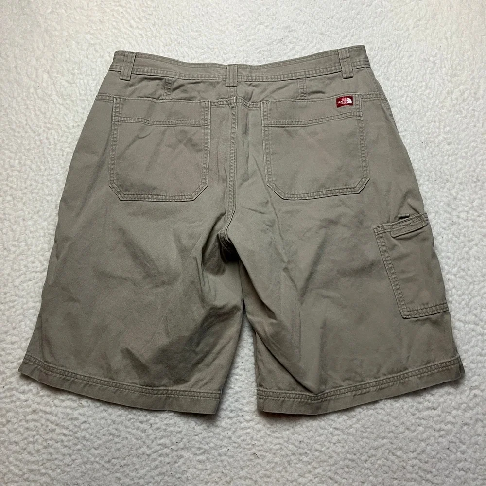 The North‎ Face Shorts Mens 34 Tan Khaki Cargo Hiking Utility Twill Gorpcore